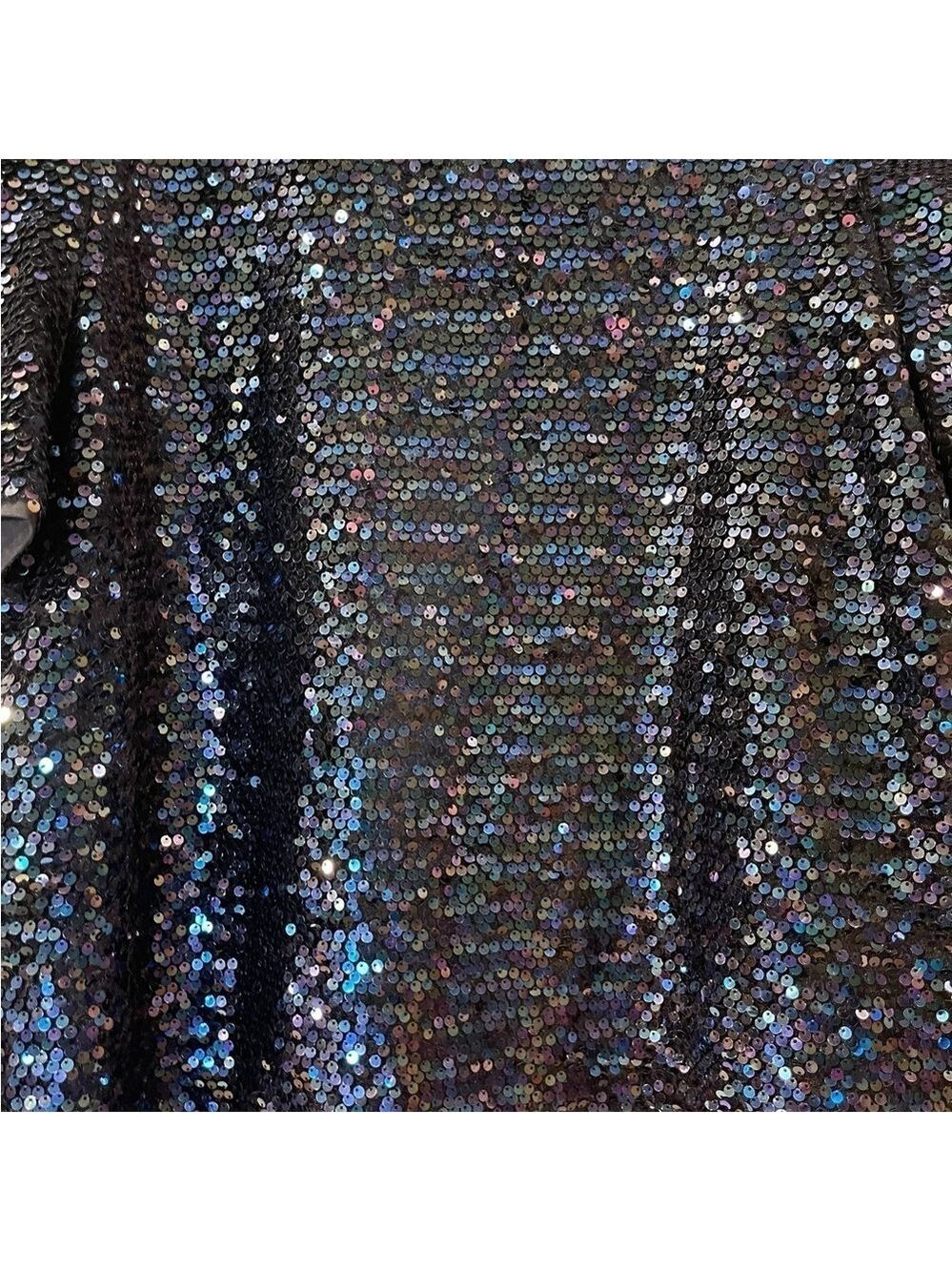 Cece Women’s Iridescent Sequin Mesh Dressy Blouse Top Shirt Dressy Party Size XL - Picture 5 of 7